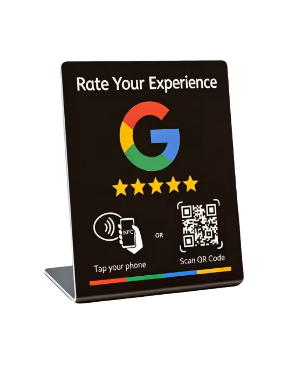 Pack 3 Tarjetas NFC de Mesa (WhatsApp + Instagram + Google Reviews)