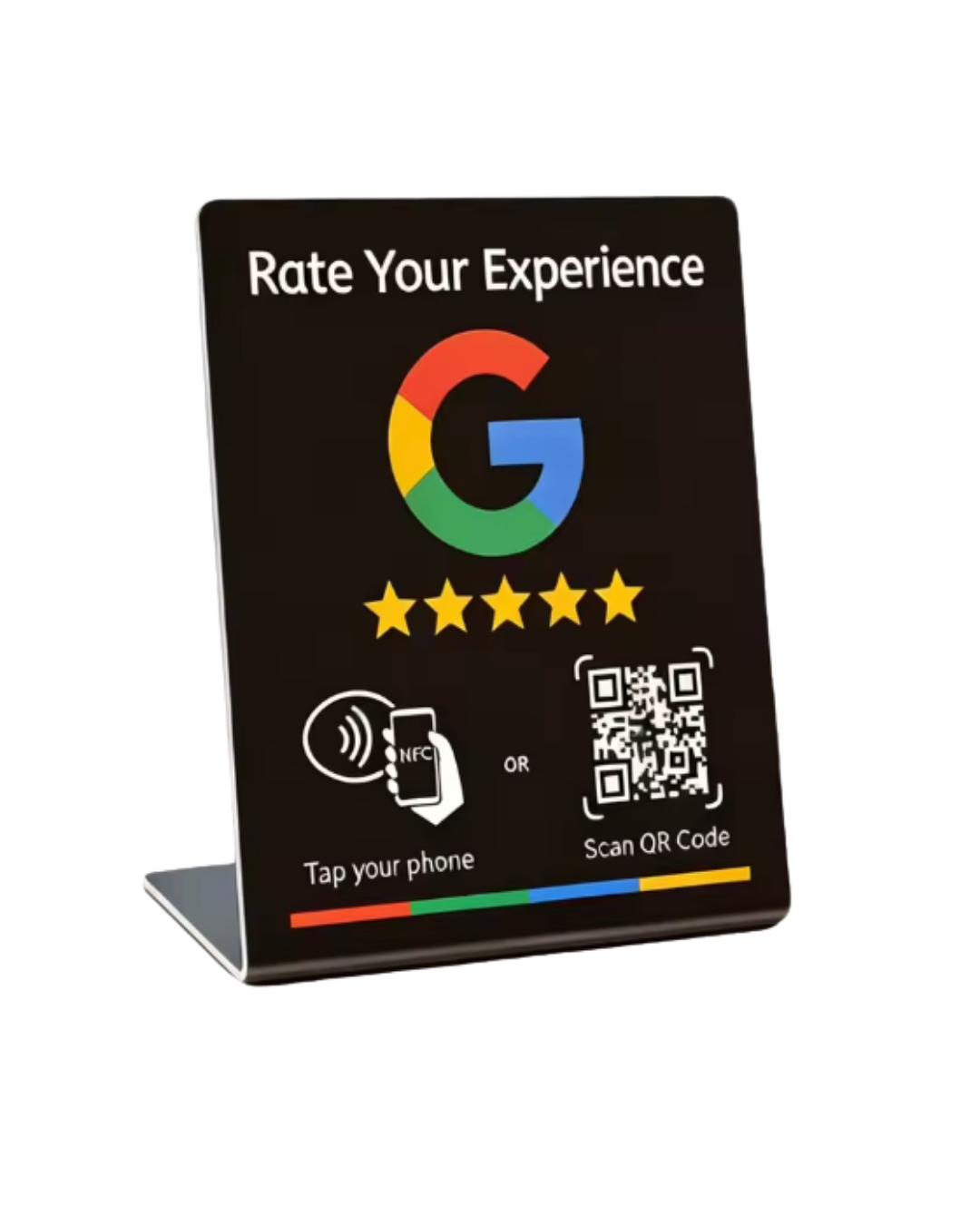 Pack 3 Tarjetas NFC de Mesa (WhatsApp + Instagram + Google Reviews)
